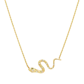 Diamond Serpentine Necklace