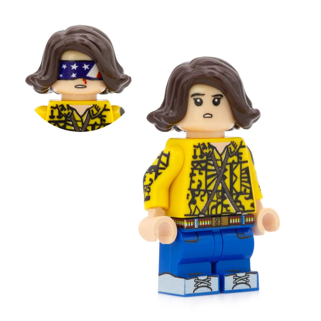 Eleven in her Yellow Shirt (Stranger Figs) - Custom Design Minifigure