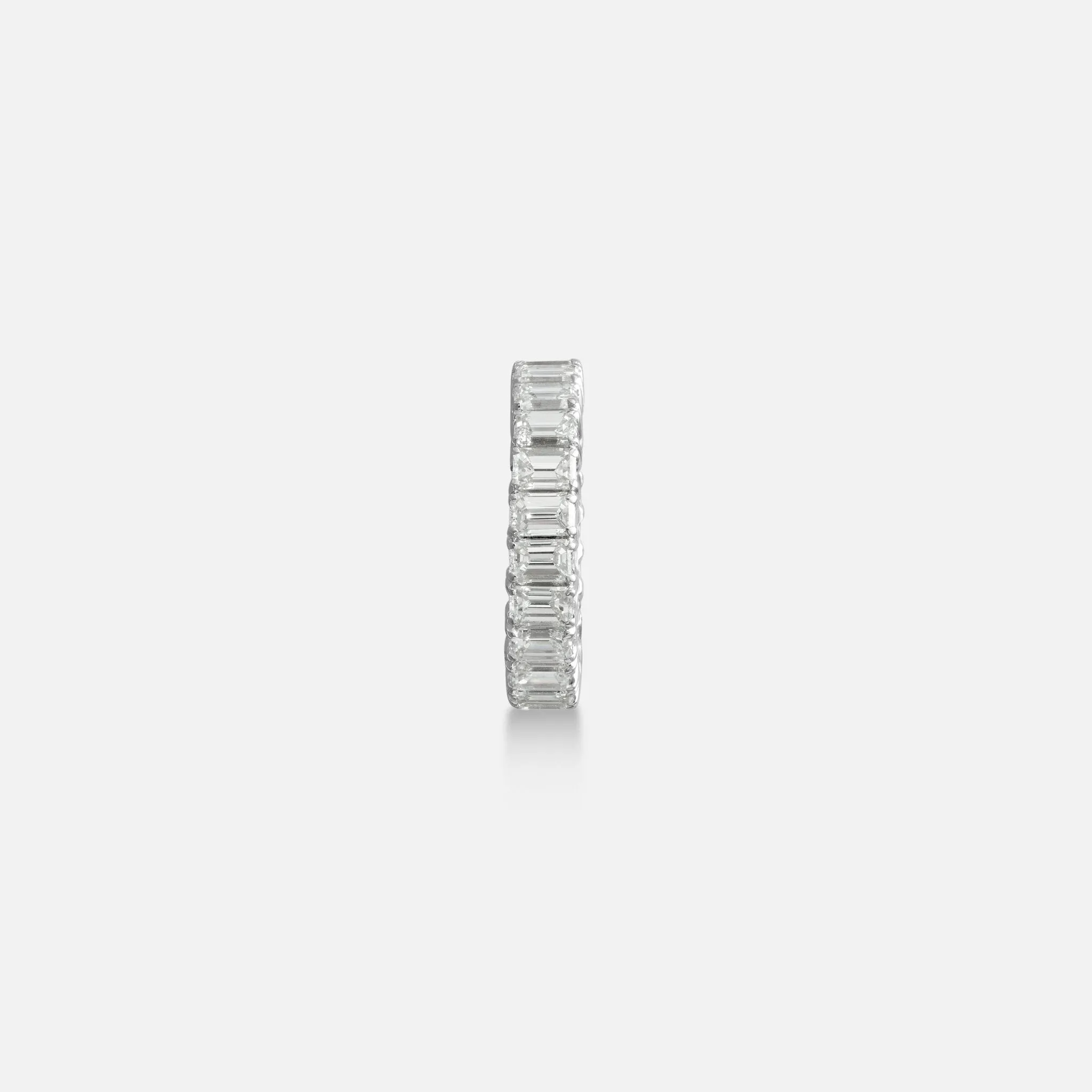 Emerlad Cut Diamond Eternity Band, 0.20 CT Each