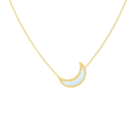 Enamel Moon Necklace