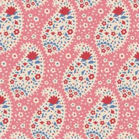 Fabric JUBILEE-TEARDROP PINK by TILDA, TIL100546