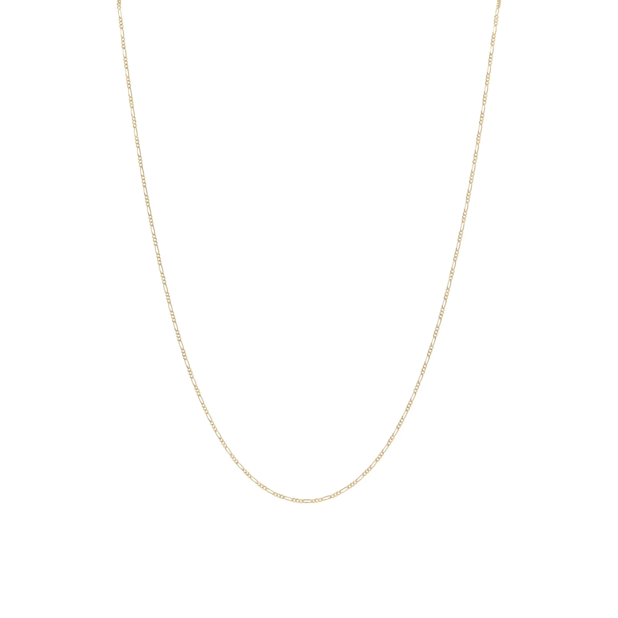 Fine Figaro Necklace - Solid Gold