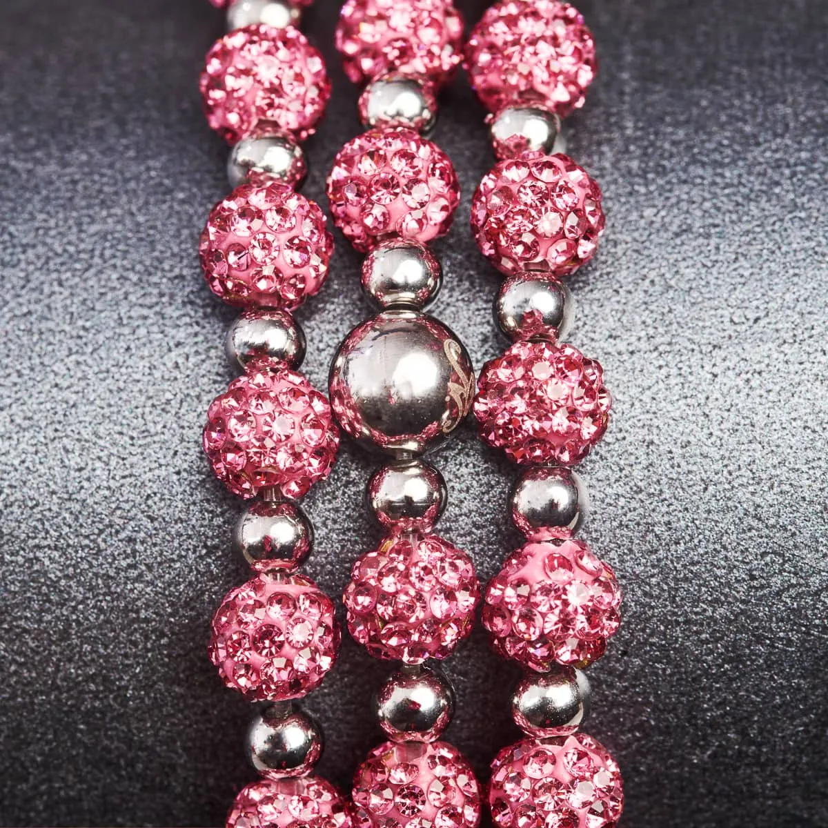 Flamingo Sparkle | Crystal Kikiballa Bracelet