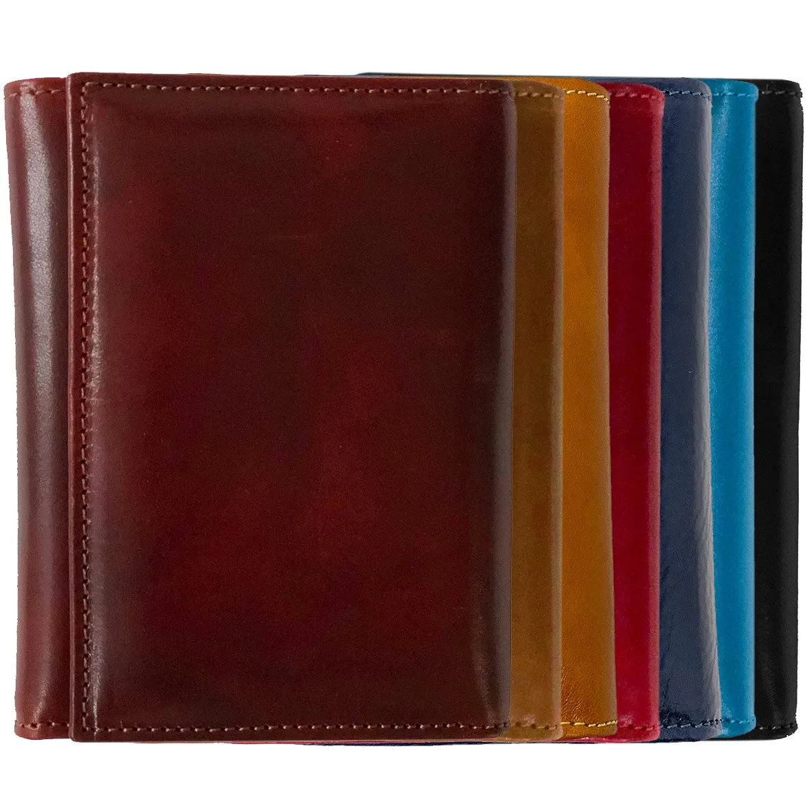 Floto Leather Venezia Tri-Fold Clutch