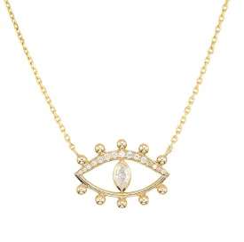 Gleamora Eye Diamond Necklace