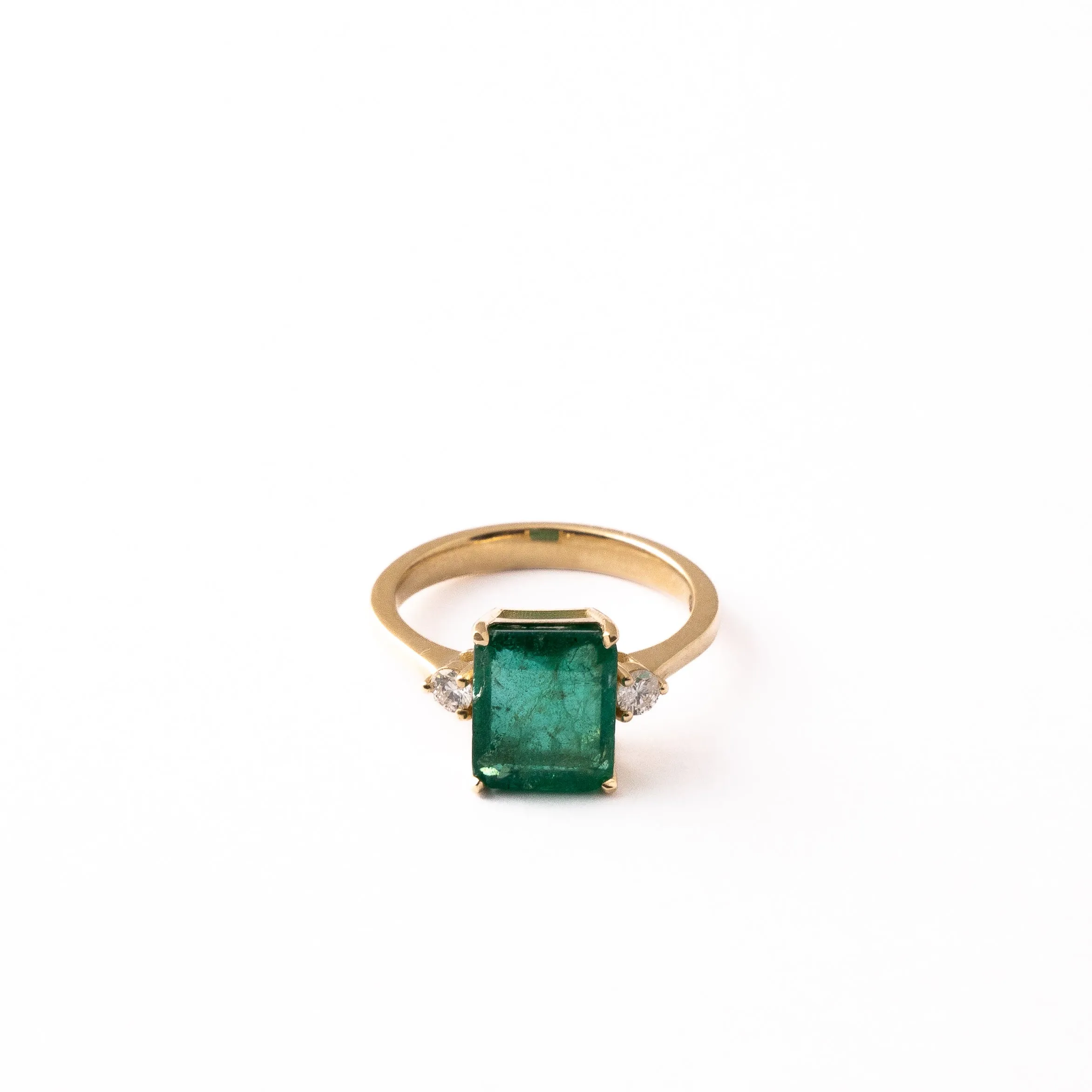 Gold Emerald Ring