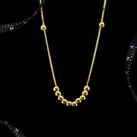 #GOLD2024 | 18K Golden Money Ball Necklace