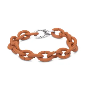 Golden Cognac Silver Bracelet