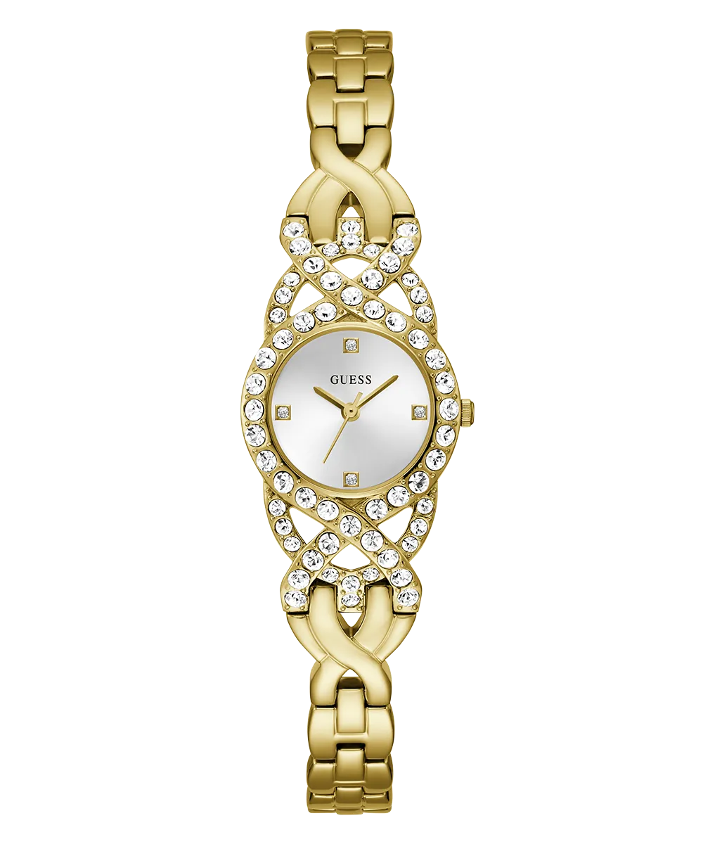 GUESS Ladies Gold Tone Analog Watch