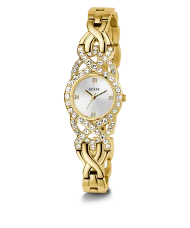 GUESS Ladies Gold Tone Analog Watch