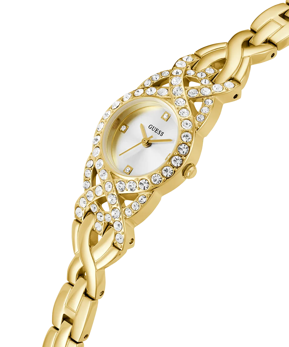 GUESS Ladies Gold Tone Analog Watch