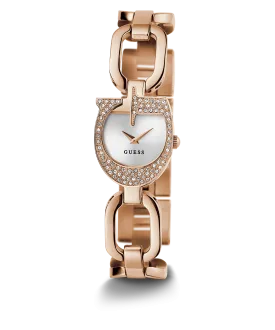 GUESS Ladies Rose Gold Tone Analog Watch