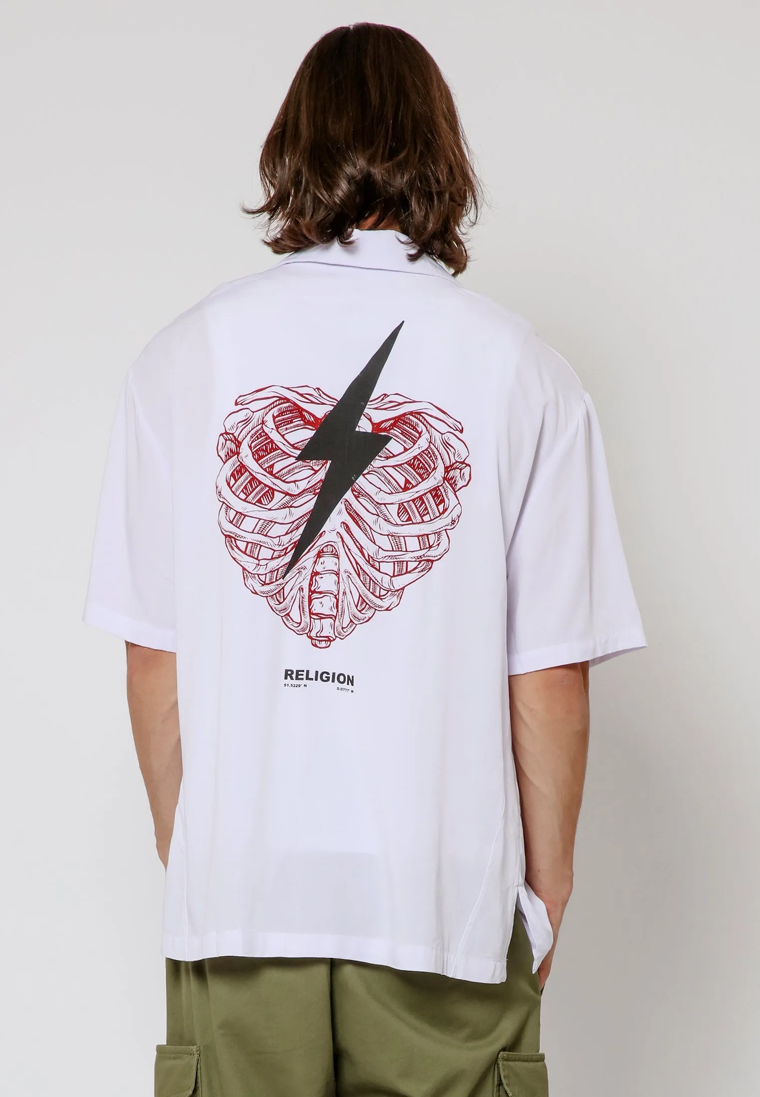 HEART BOLT SHIRT WHITE