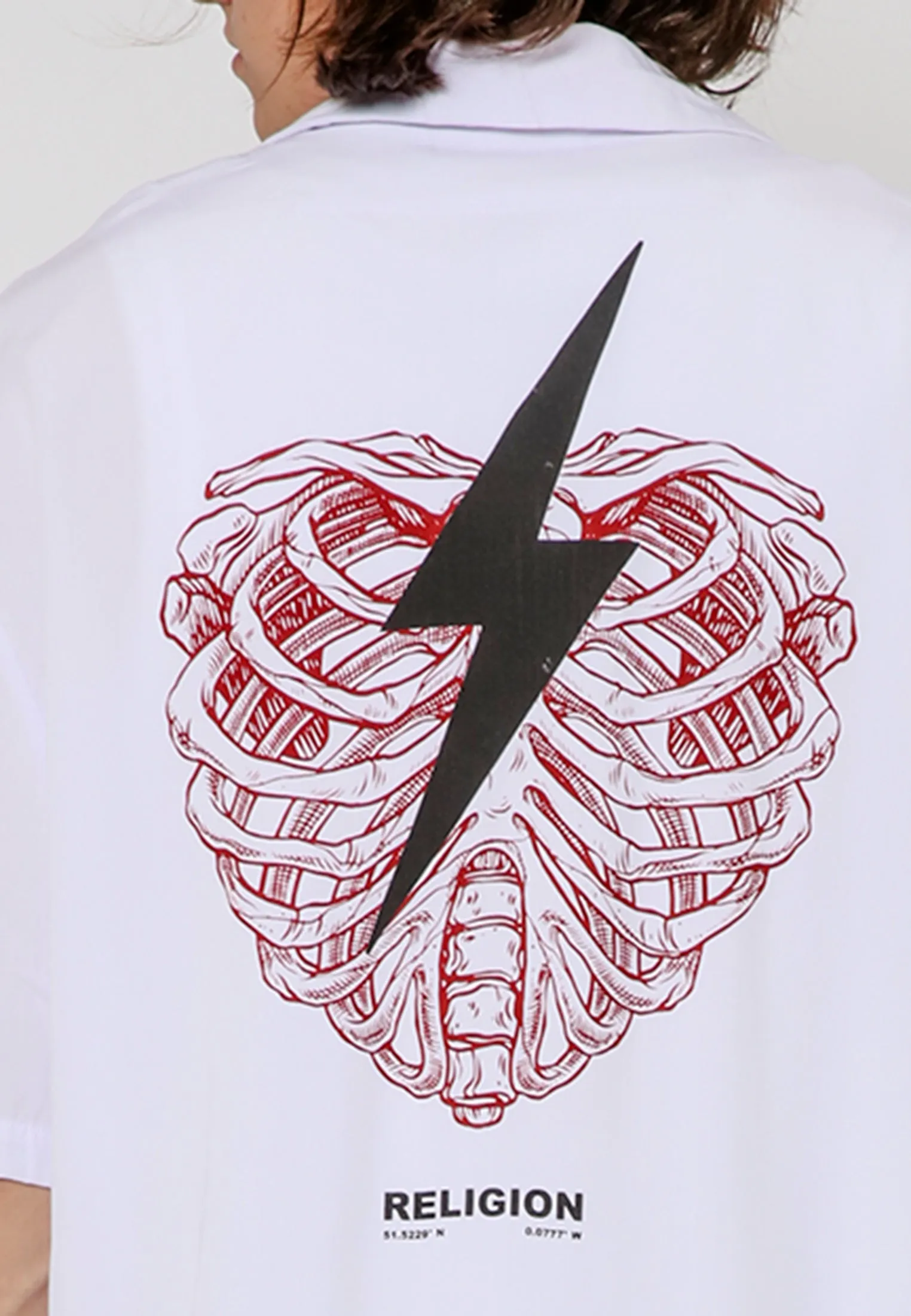 HEART BOLT SHIRT WHITE