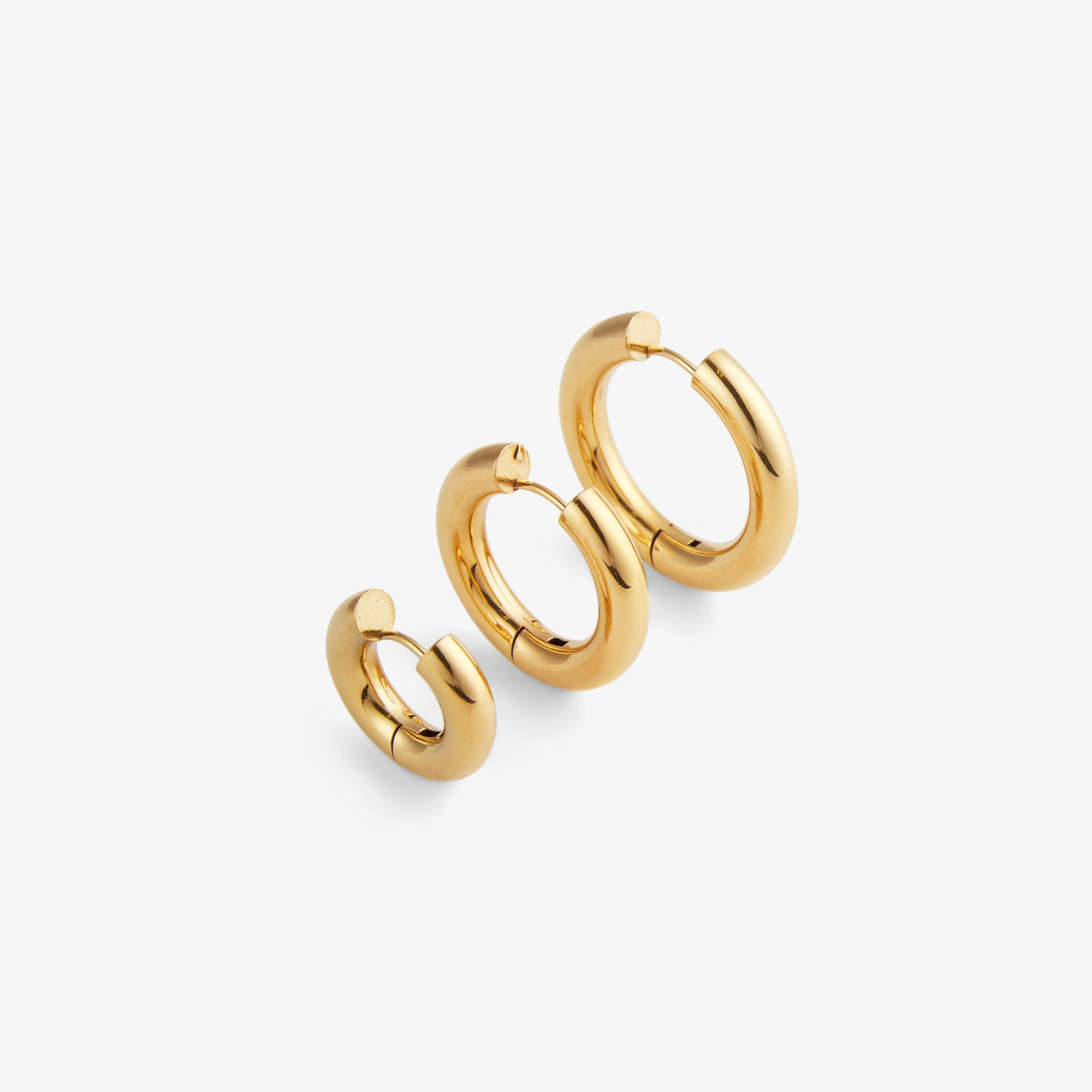 HOOPS EARRINGS Gold