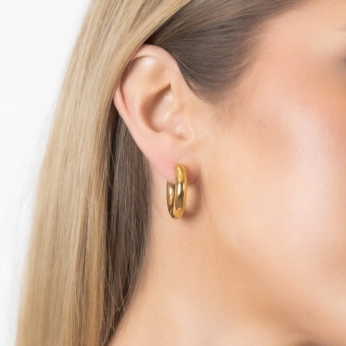 HOOPS EARRINGS Gold