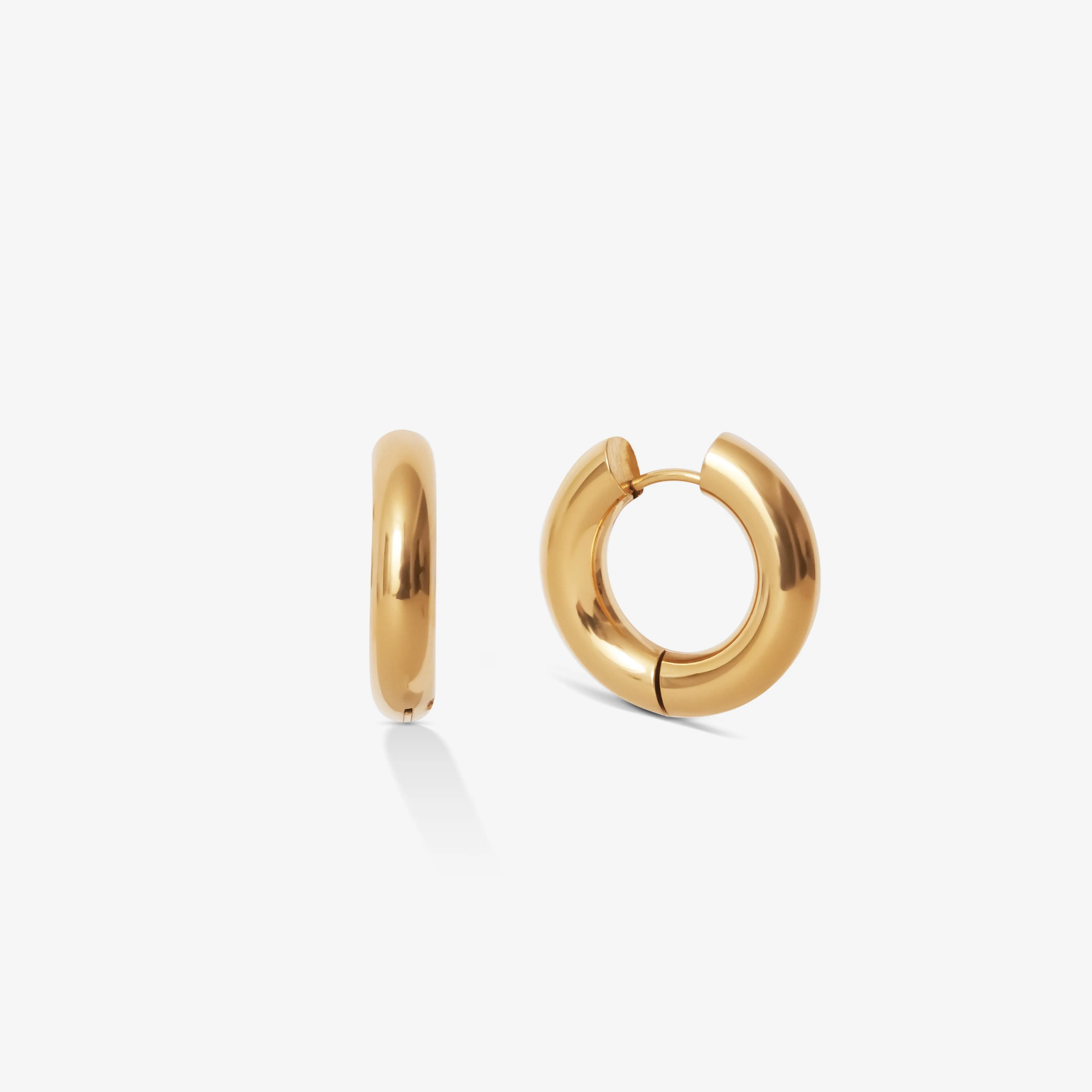 HOOPS EARRINGS Gold