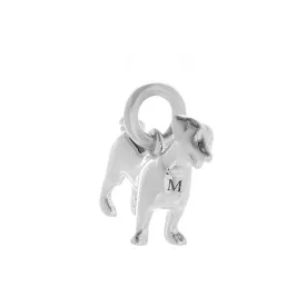 Jack Russell Terrier Silver Dog Charm