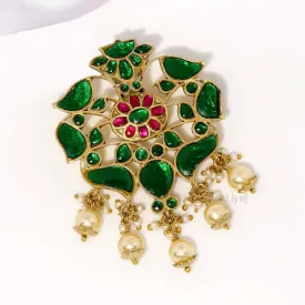 Kayal Kundan Pearl Pendant