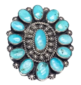 Kingman Turquoise Ring | Artisan Handmade