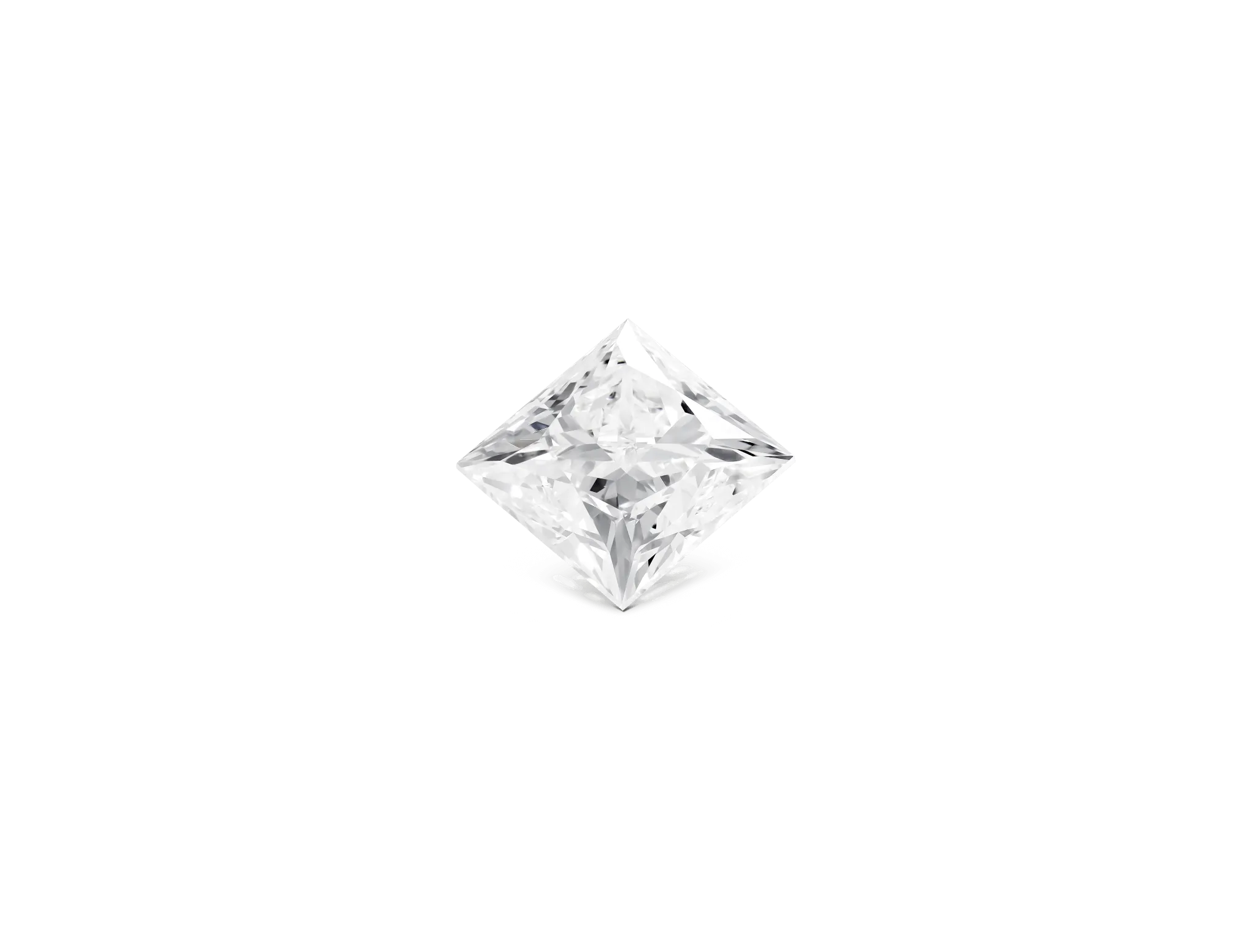 Lab-Grown Loose 2¼ct. Princess Cut Diamond | White