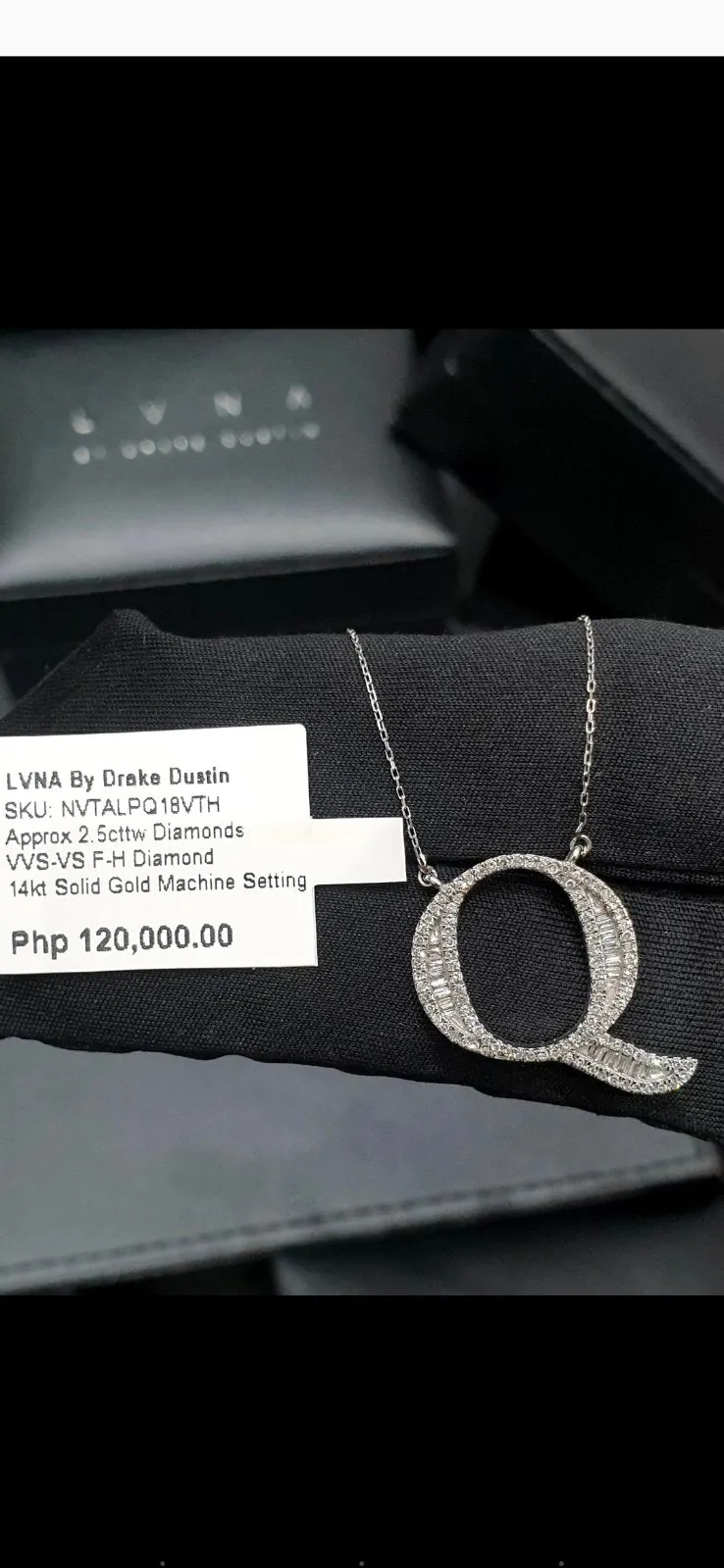 #LVNA2024 | Alpha Q Diamond Necklace 18kt