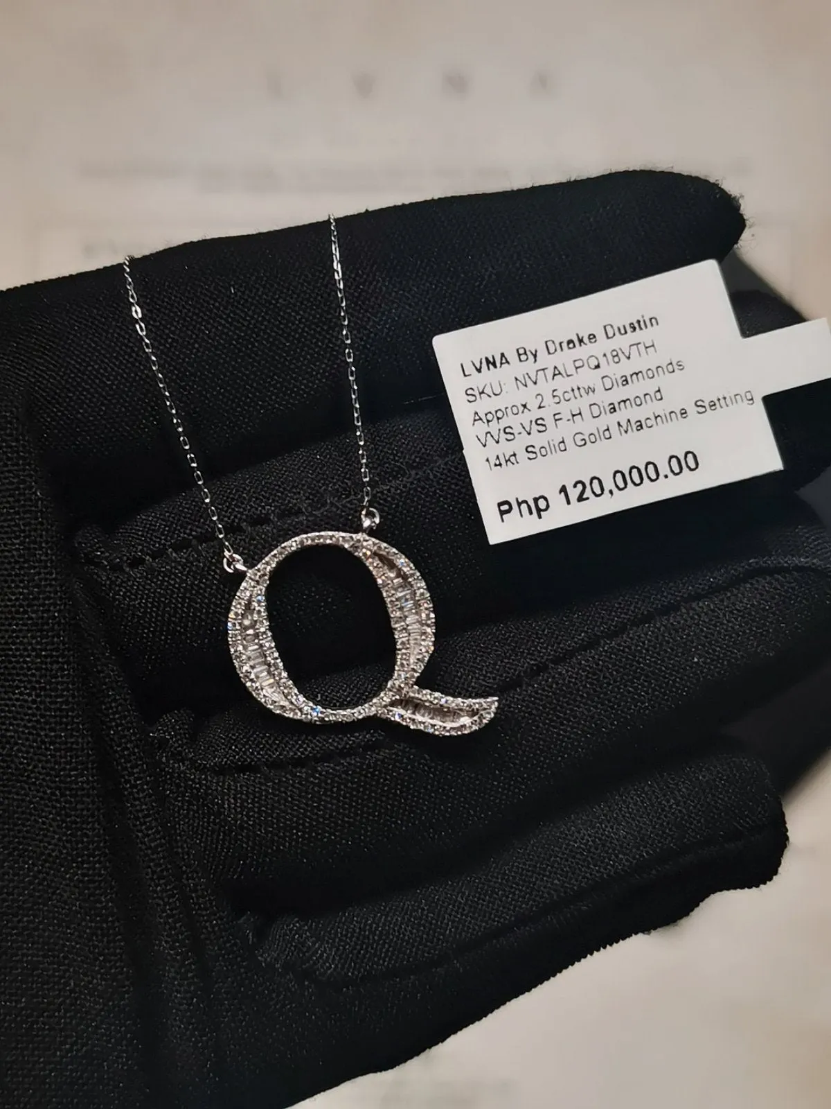 #LVNA2024 | Alpha Q Diamond Necklace 18kt