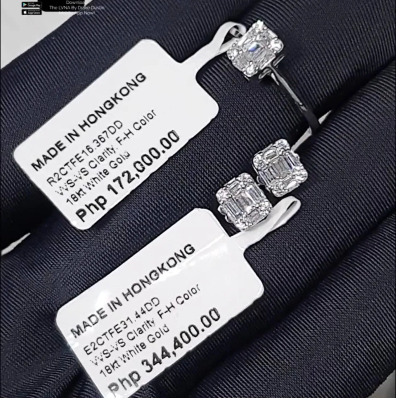 #LVNA2024 | Classic Emerald Invisible Setting Diamond Jewelry Set 18kt