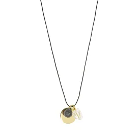 Marlyn Schiff 3 Charm Pull-TIe Necklace