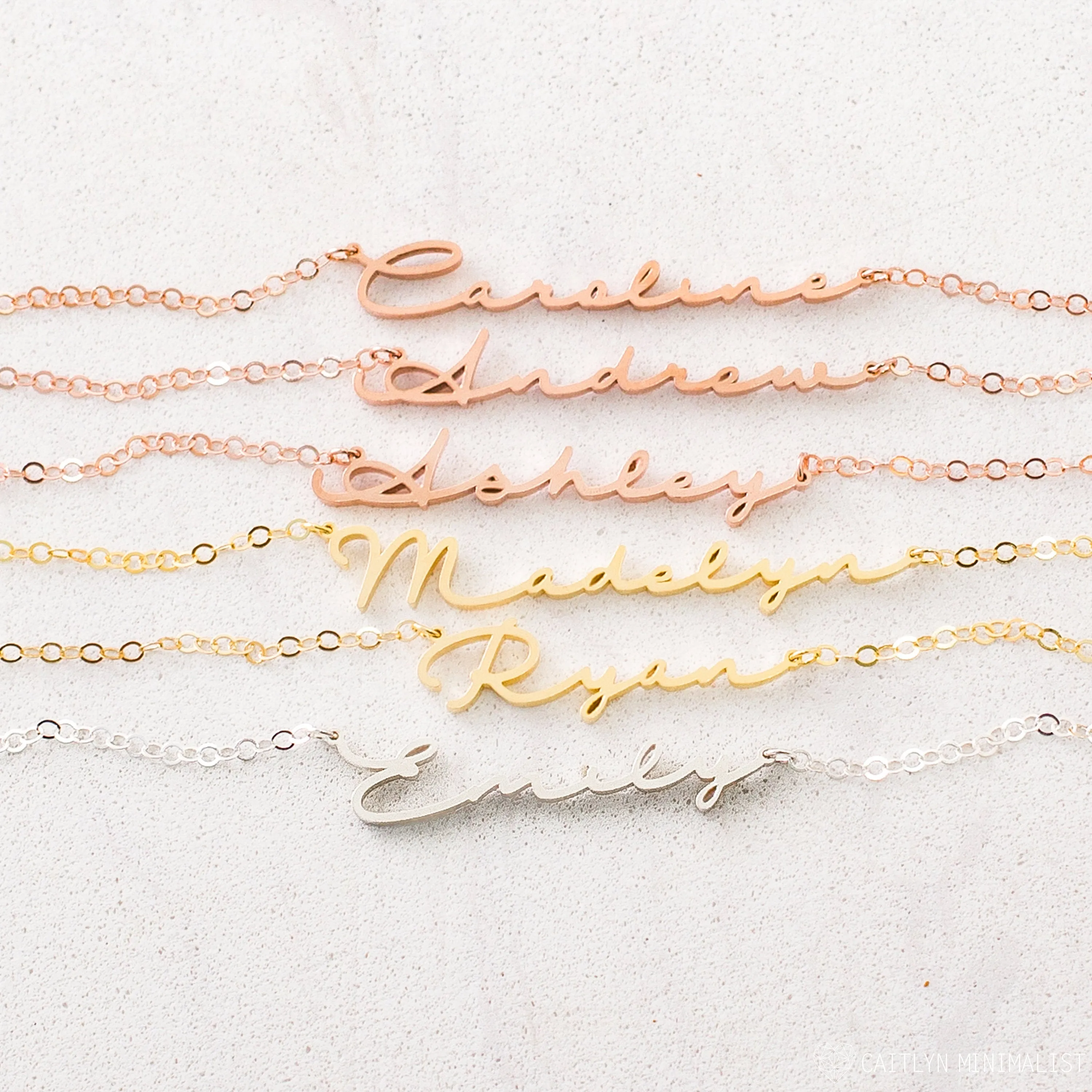 Minimal Name Necklace