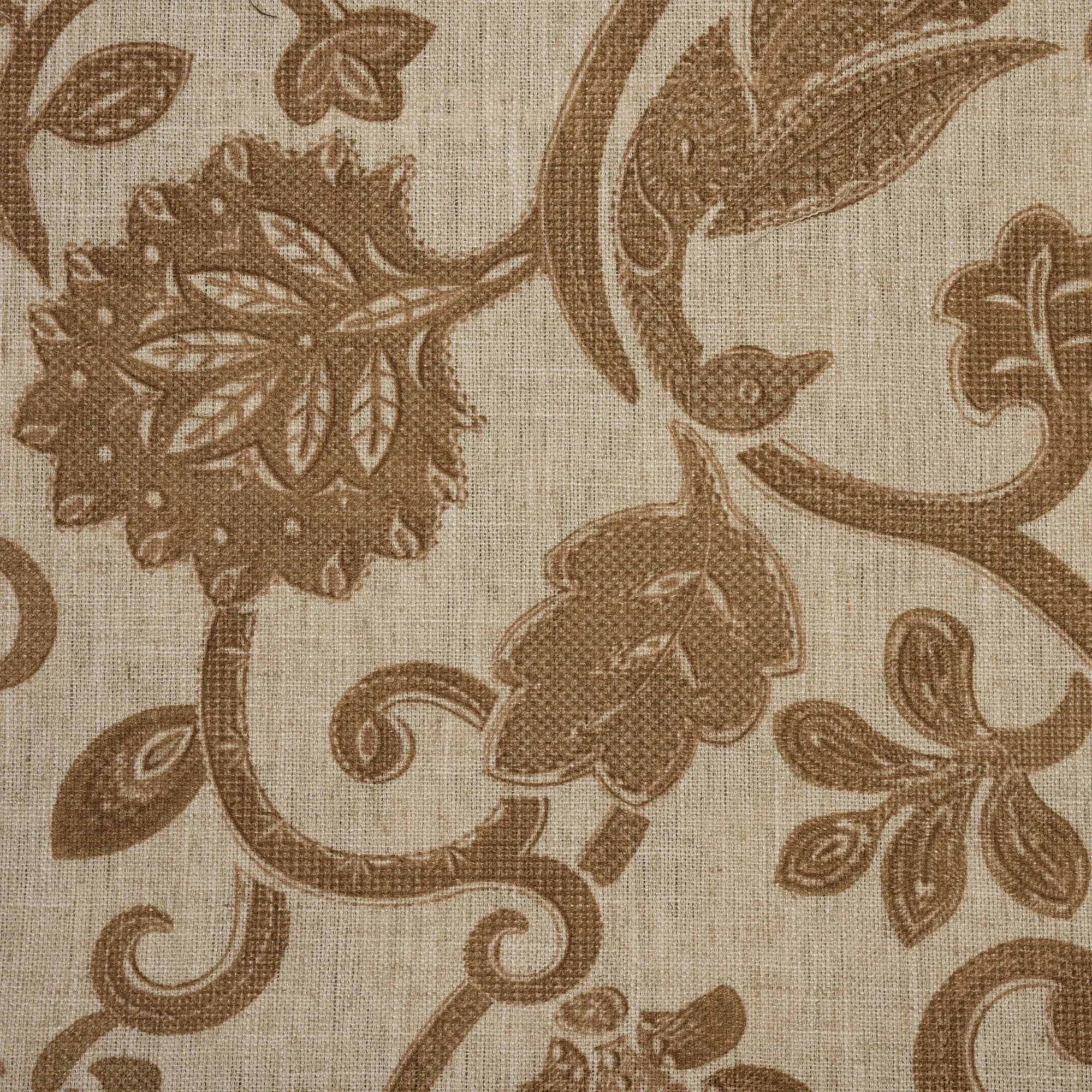 NEW - PHOEBE - JACOBEAN FLORAL PRINT UPHOLSTERY FABRIC BY THE YARD