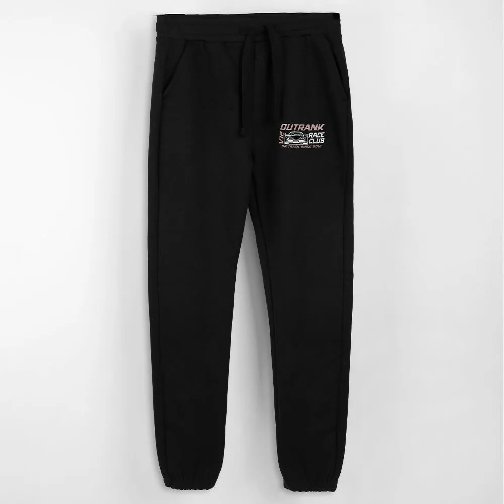 On Track Embroidered Joggers