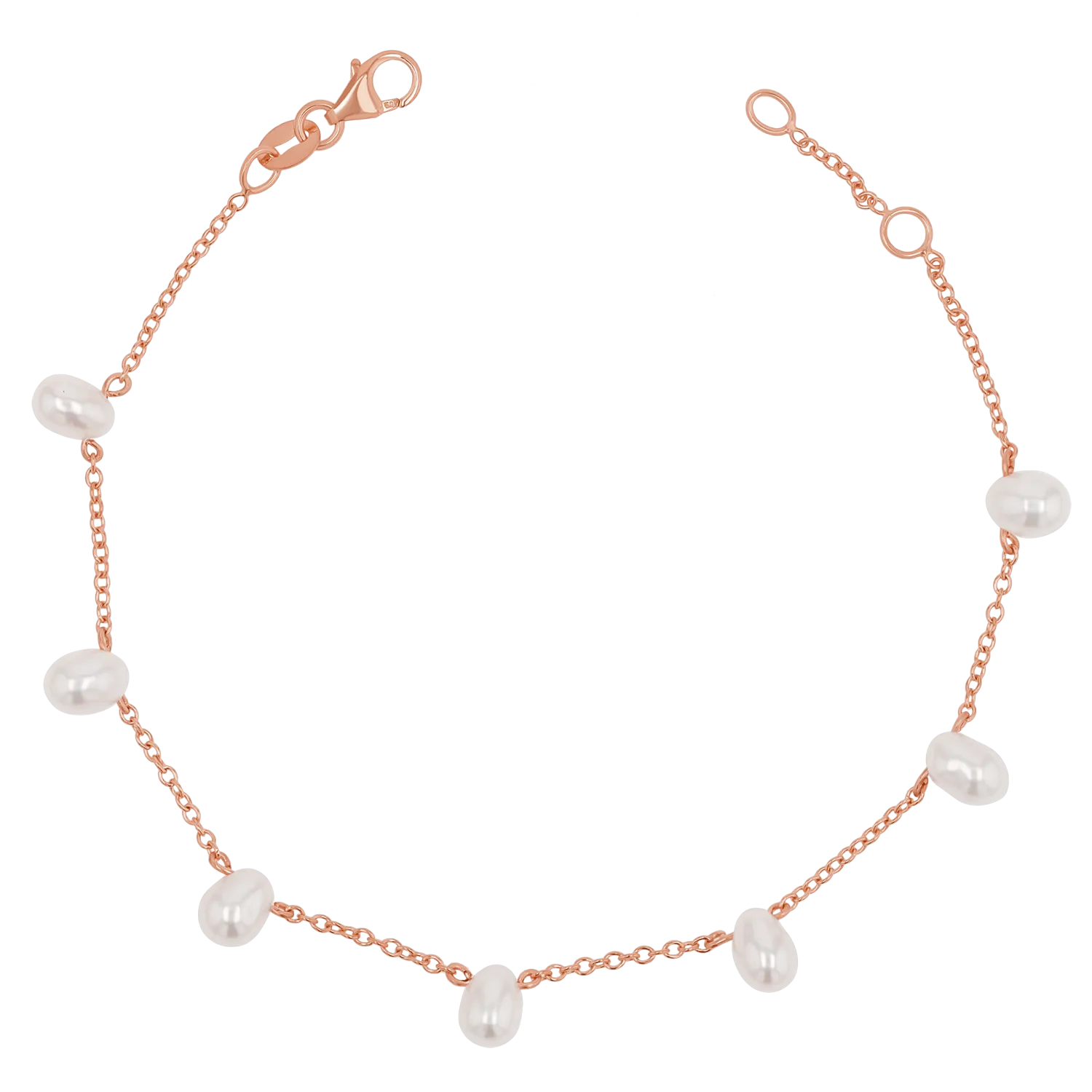 Pearl Drop Station Bracelet