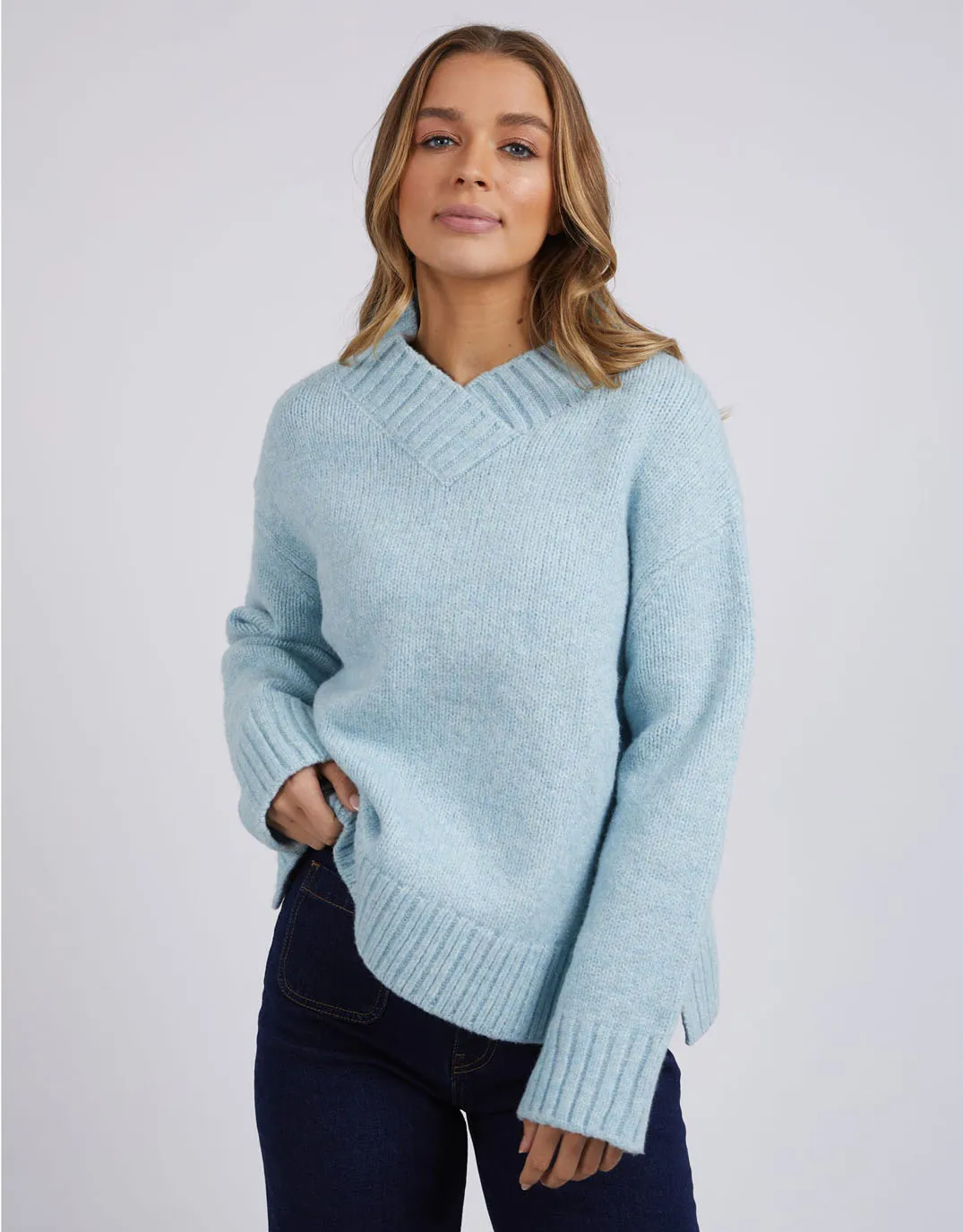 Pepper Knit - Pale Blue