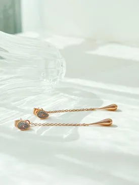 Rose Gold Ariene Earrings