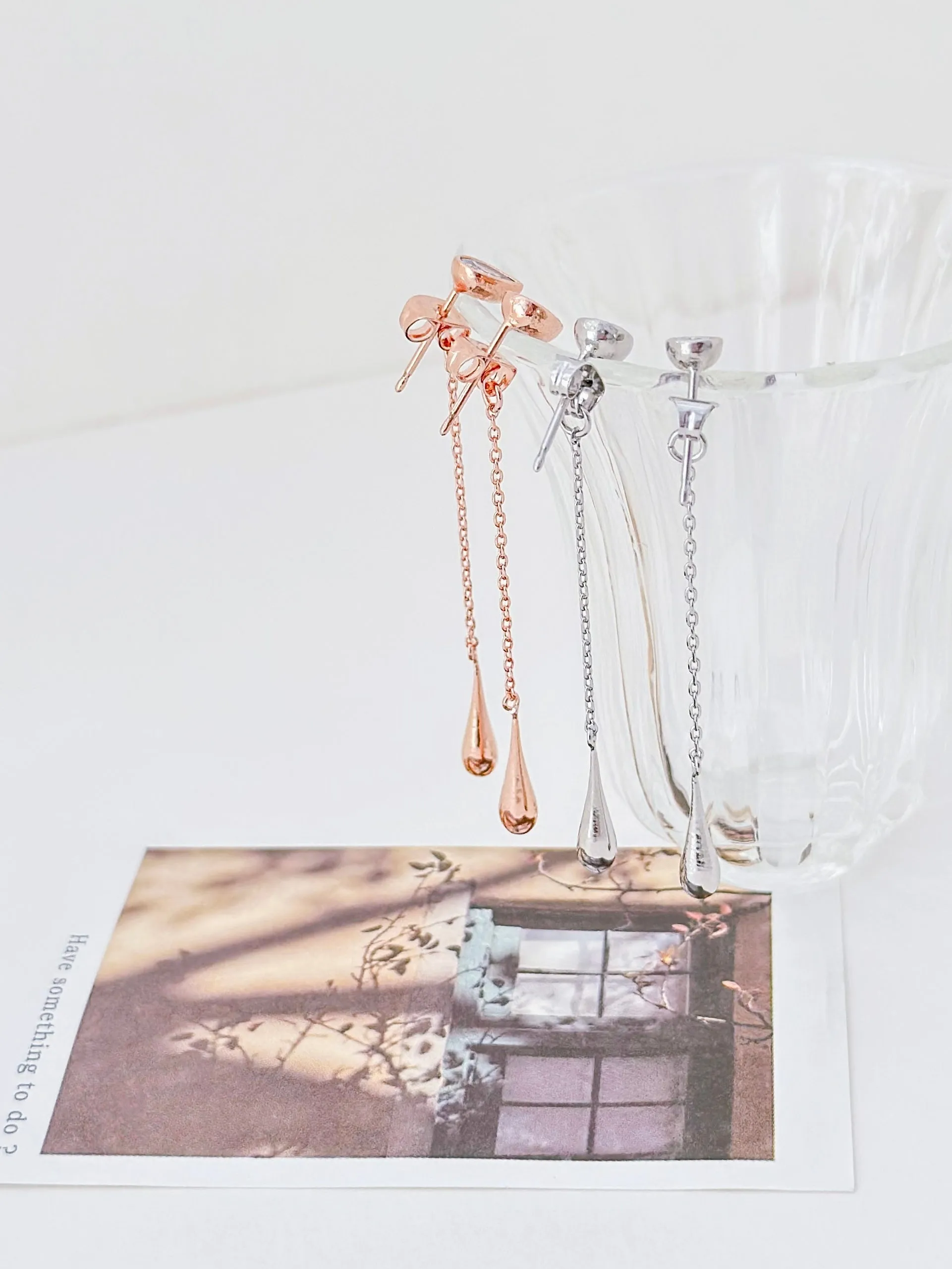 Rose Gold Ariene Earrings