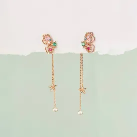 Rose Gold Rotheca Earrings