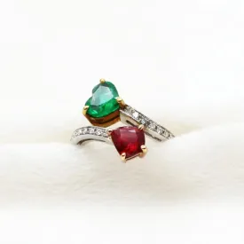 Ruby and Emerald Ring