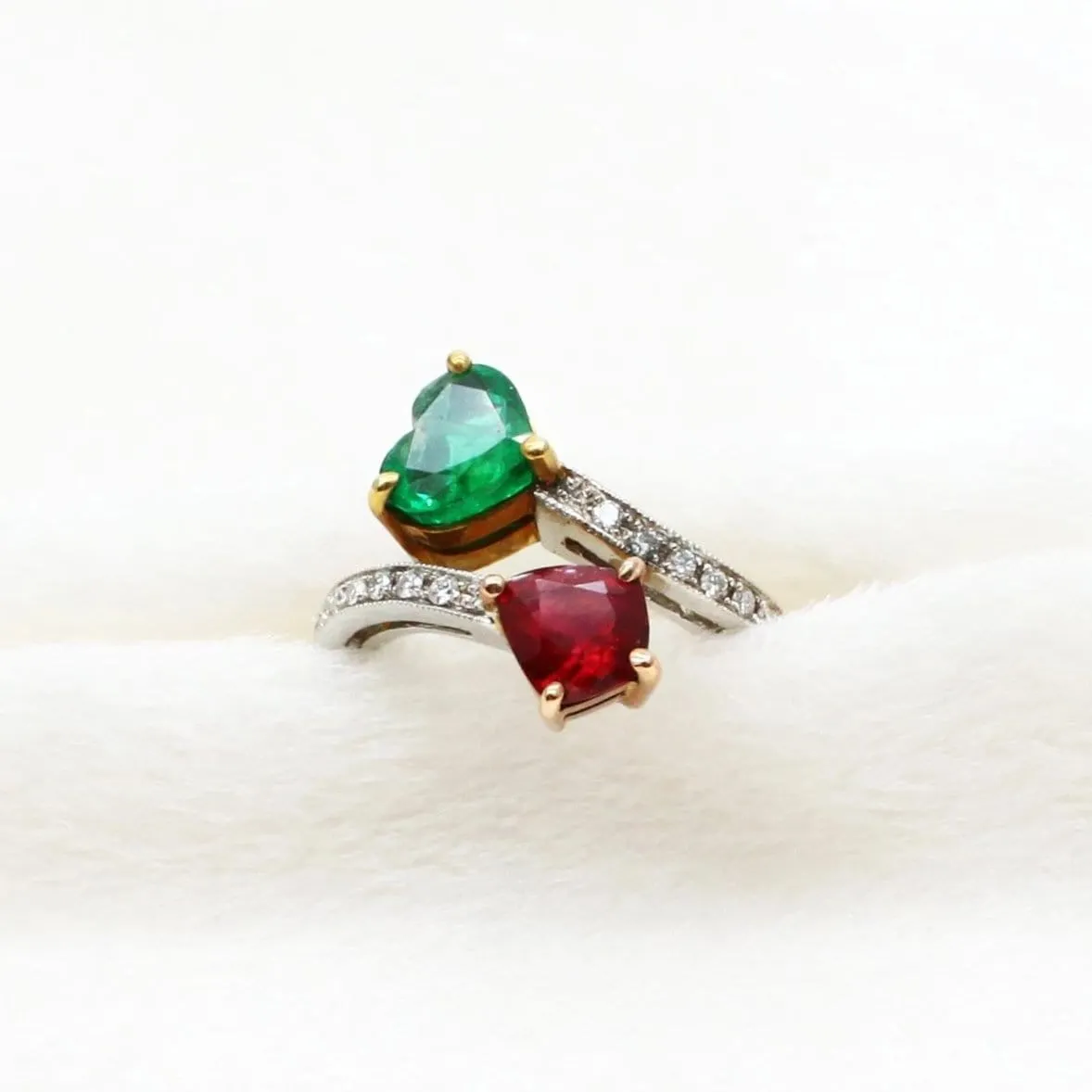 Ruby and Emerald Ring