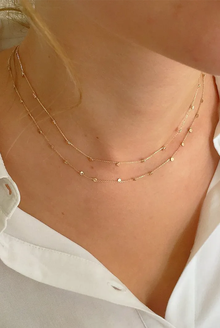 Scattered Stars Double Necklace