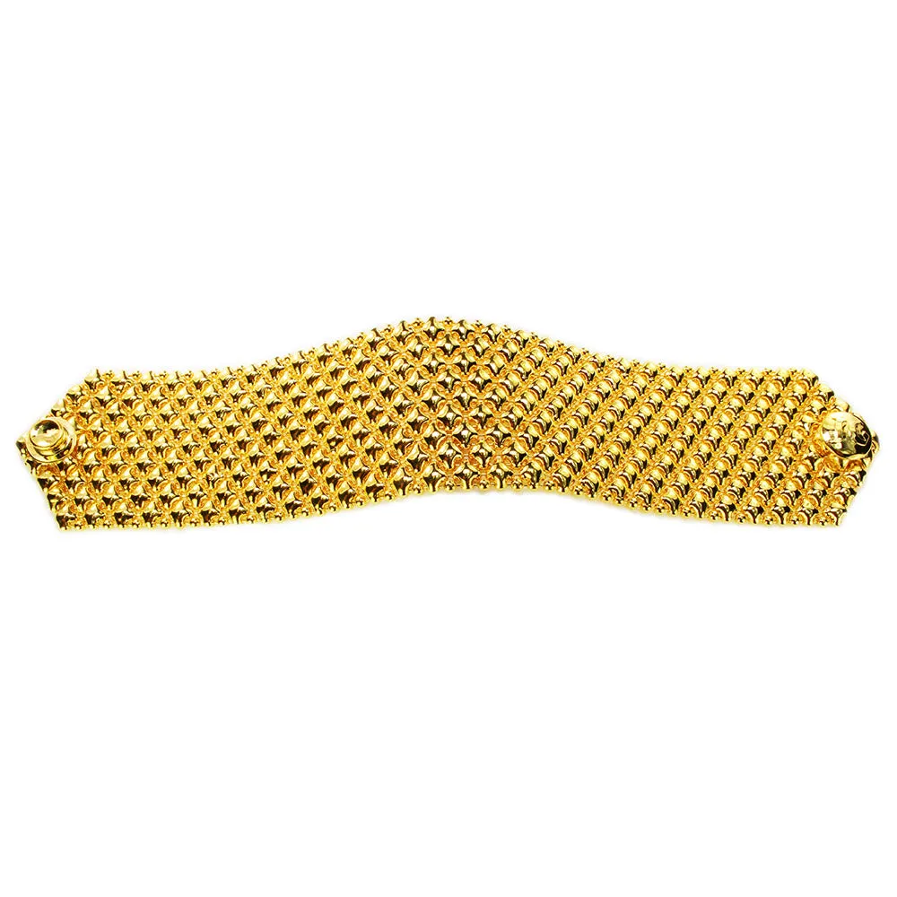 SG Liquid Metal B8 – G24K Gold 24k Finish Bracelet by Sergio Gutierrez