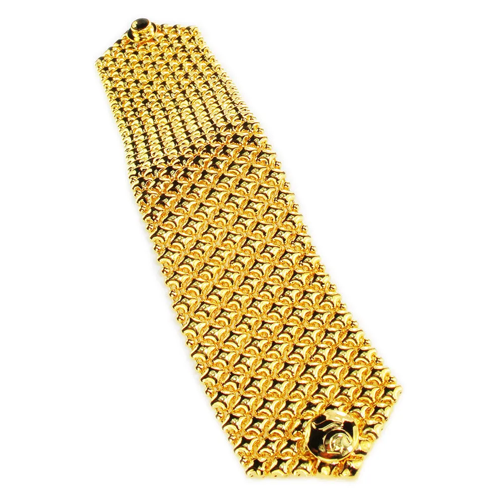 SG Liquid Metal B8 – G24K Gold 24k Finish Bracelet by Sergio Gutierrez