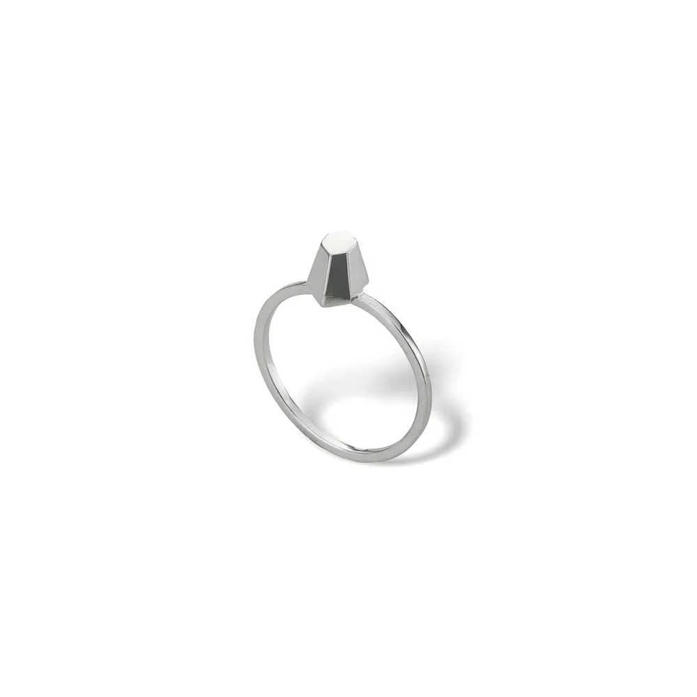 Sharp Diamond - ring - silver 925