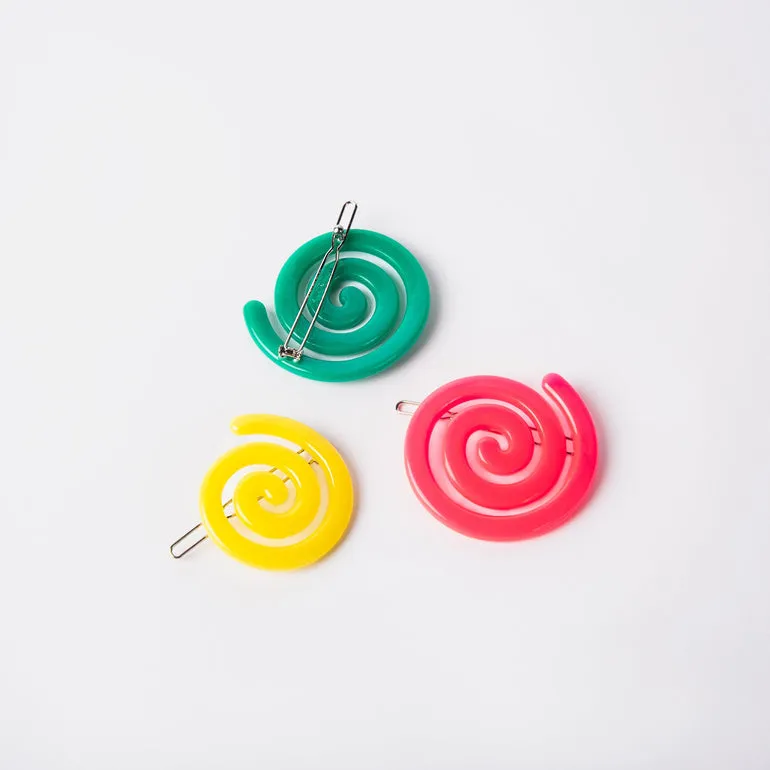 Spiral Clip - Pink