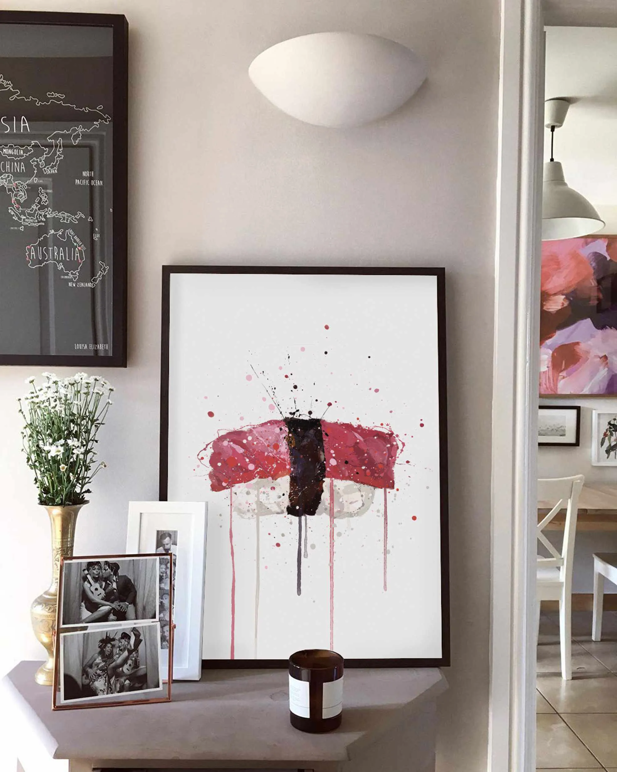 Sushi Wall Art Print 'Tuna Nigiri'