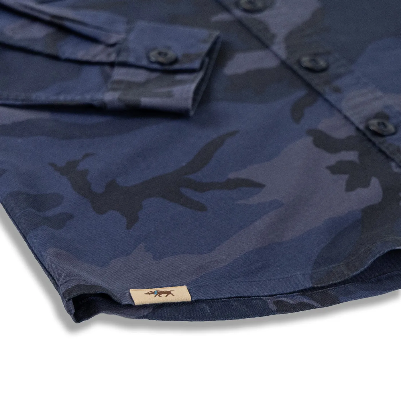 Waimea Overshirt Blue Camo