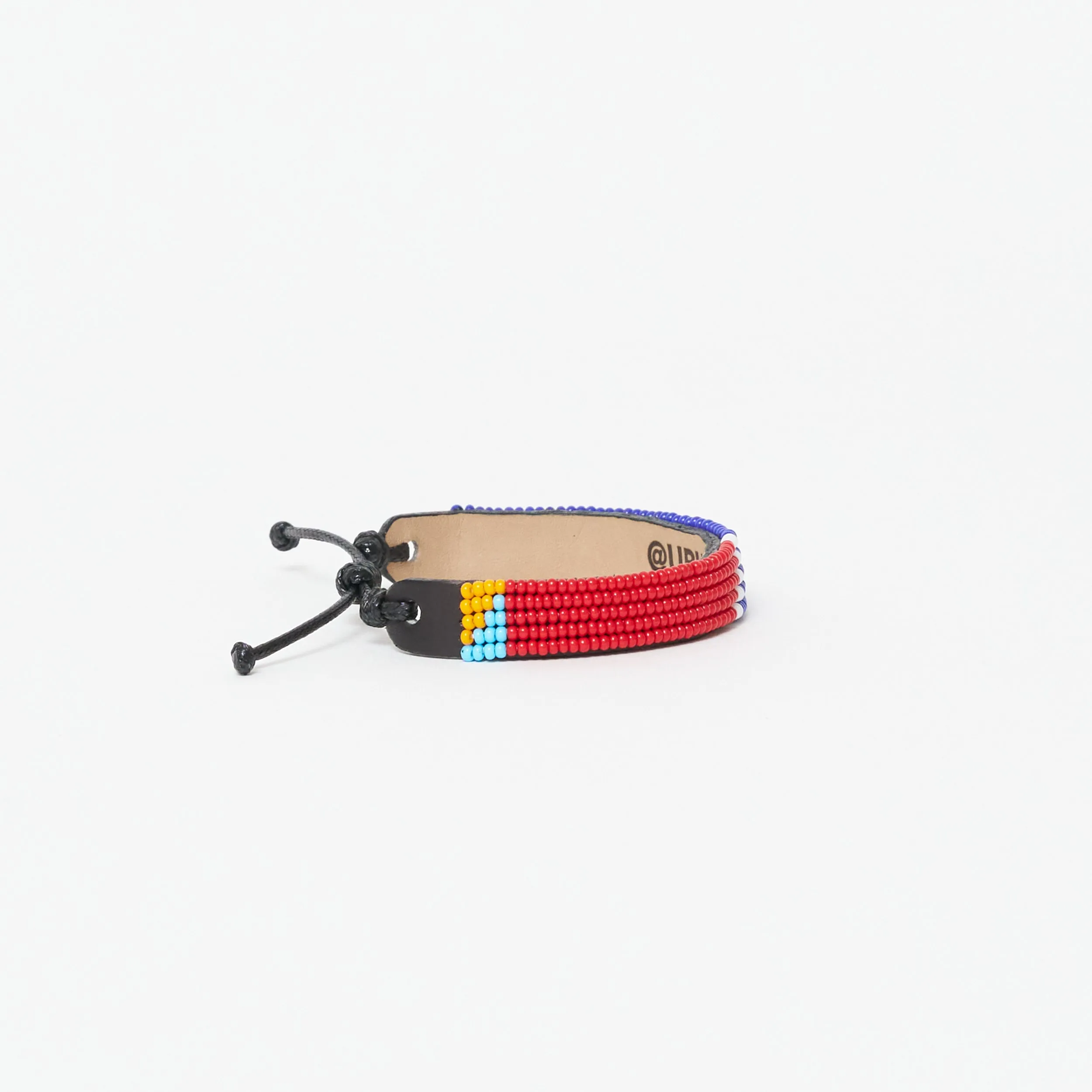 XLarge Tribal Bracelet - Red/White/Royal